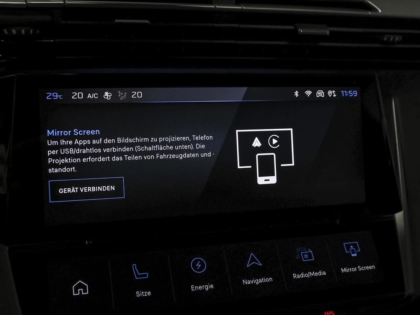 Peugeot 308 SW Allure Pack Hybrid 180 NAVI SHZ PDC KLIMA — 11
